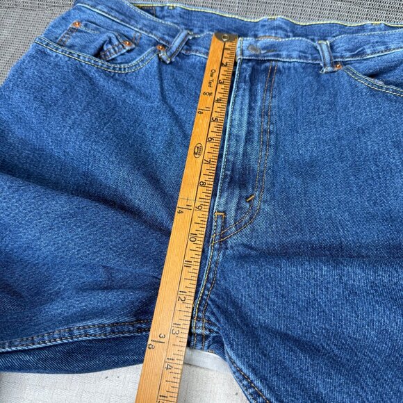 Levis 550 Mens Size W38 L34 Blue Relaxed Fit Straight Leg Denim Jeans - Picture 6 of 12